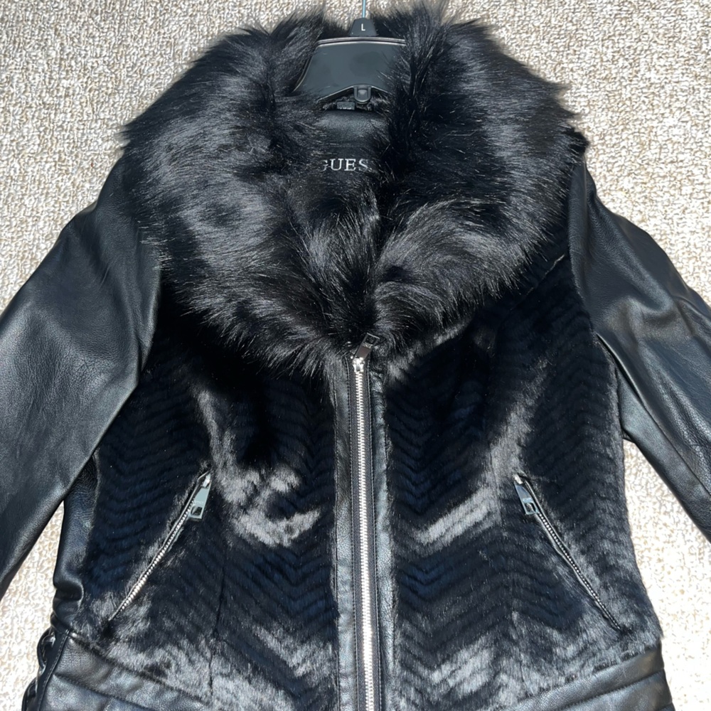 Guess leather jacket